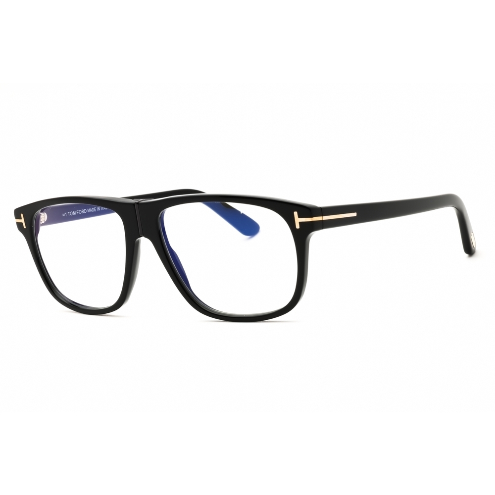NWT Tom Ford FT5978 Black Rectangle 56mm Eyeglasses